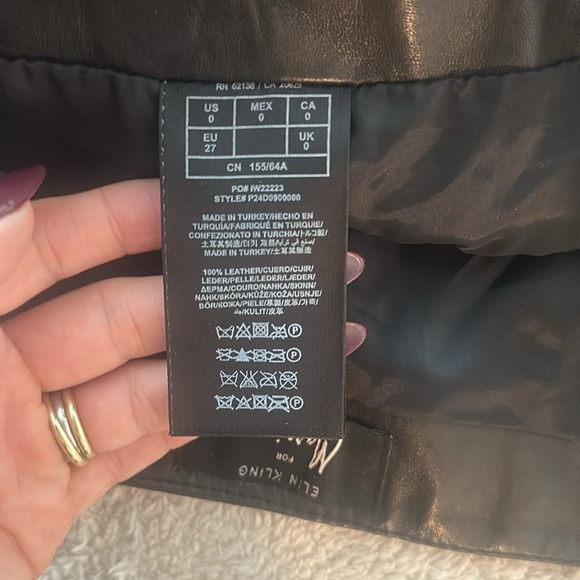 Elin Kling for Marciano real leather skirt - Picture 4 of 4